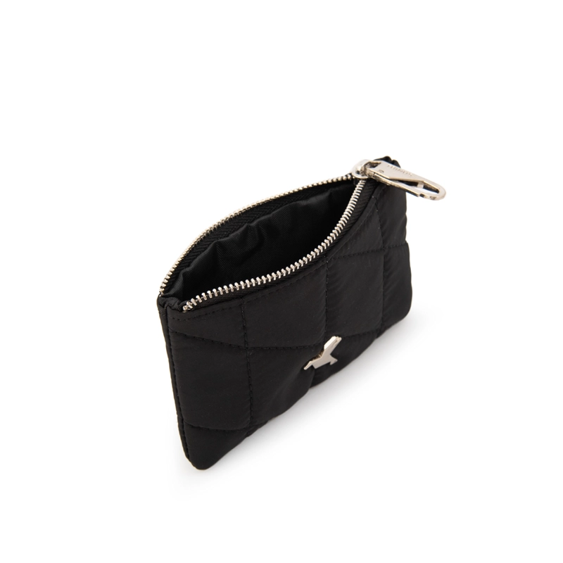 MONEDERO RECTANGULAR CATALINA PEQUEÑA NEGRO - 2