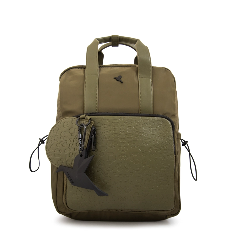 MOCHILA PORTA NOTEBOOK ZELANDA VERDE OLIVA - 1