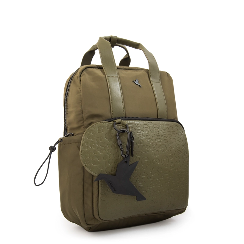MOCHILA PORTA NOTEBOOK ZELANDA VERDE OLIVA - 2