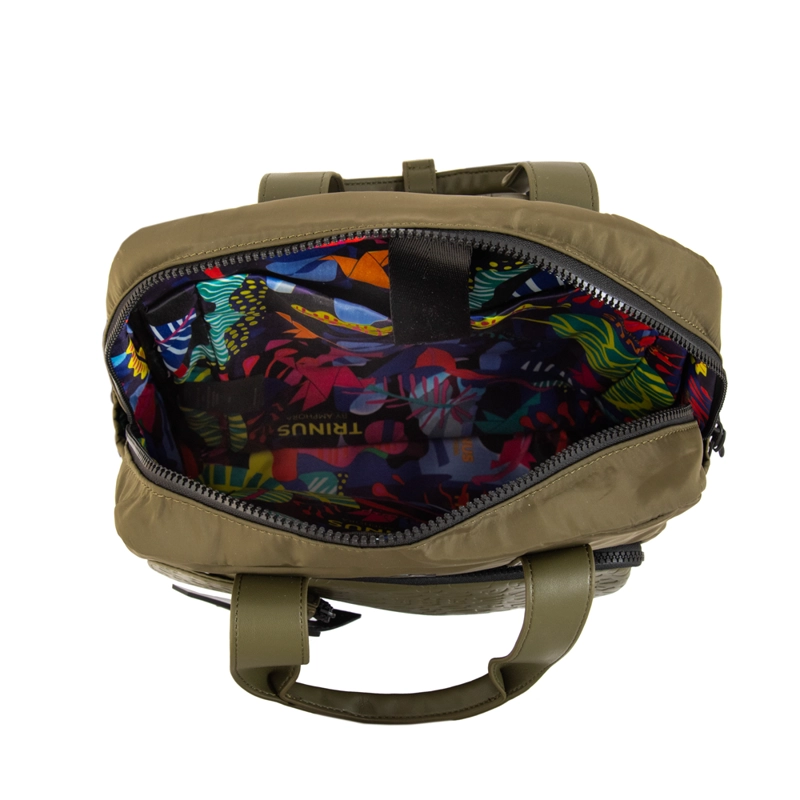 MOCHILA PORTA NOTEBOOK ZELANDA VERDE OLIVA - 4