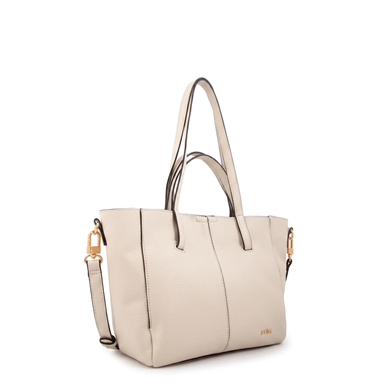 CARTERA TOTE BOTE LORIU BLANCO CRUDO - 1