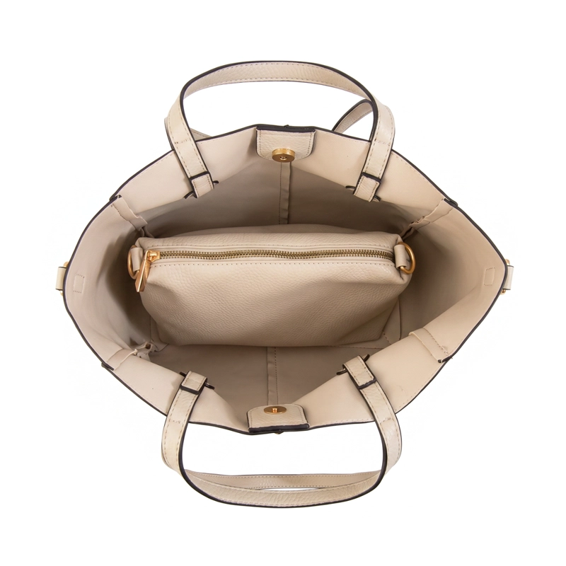 CARTERA TOTE BOTE LORIU BLANCO CRUDO - 3