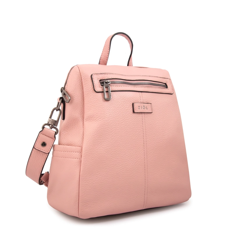 MOCHILA JESSY MEDIANA ROSADO - 1