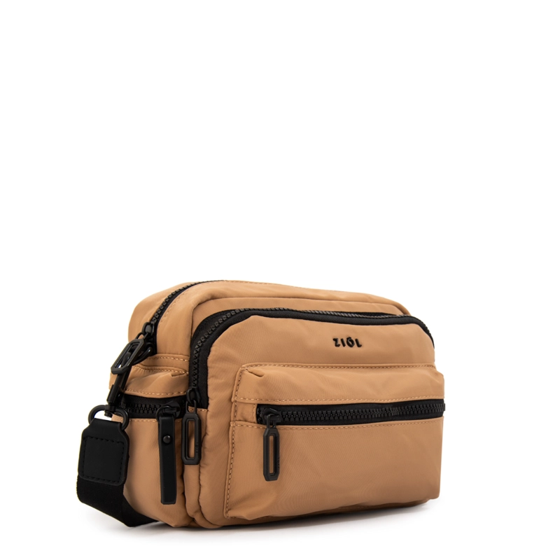 CARTERA BANDOLERA RONNIE PEQUEÑA BEIGE - 2