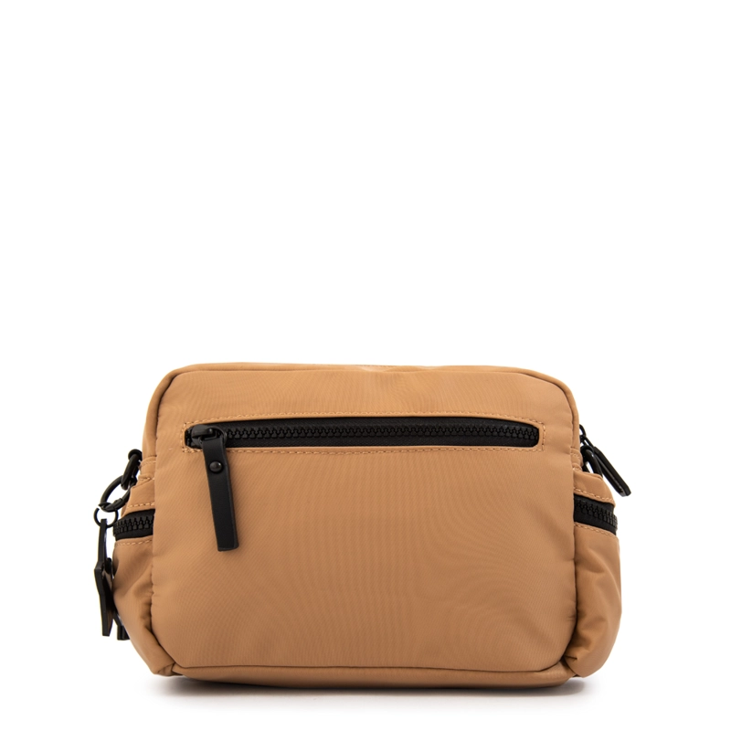 CARTERA BANDOLERA RONNIE PEQUEÑA BEIGE - 3
