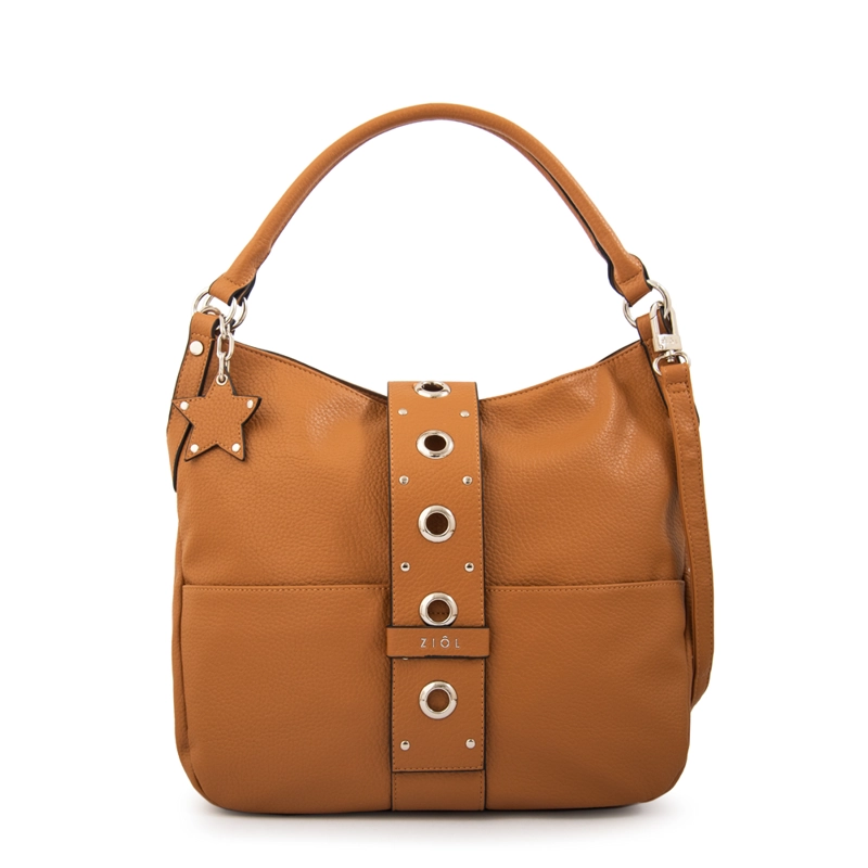 CARTERA TOTE ELEONORA GRANDE CAMEL - 1