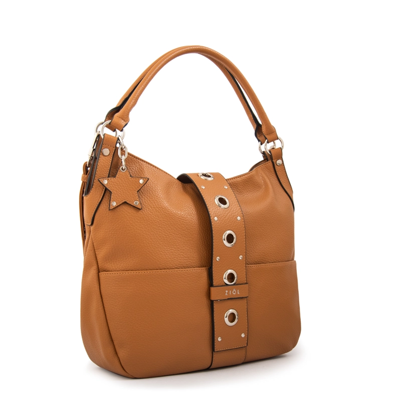 CARTERA TOTE ELEONORA GRANDE CAMEL - 2