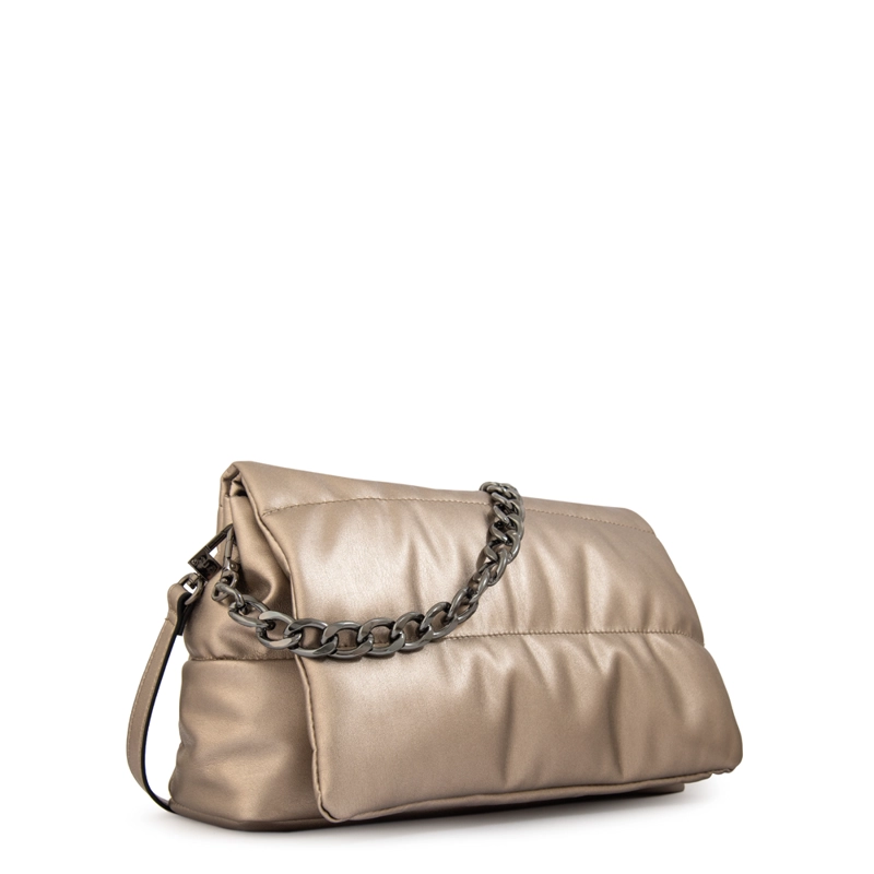 CARTERA BANDOLERA SILVI PLATEADO OSCURO - 2