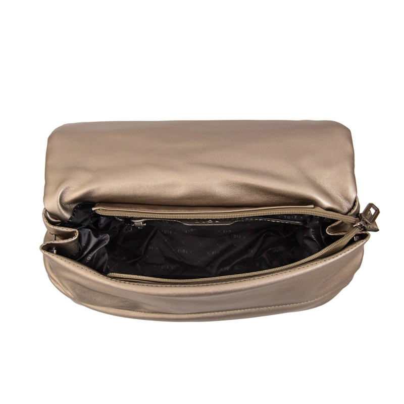 CARTERA BANDOLERA SILVI PLATEADO OSCURO - 4