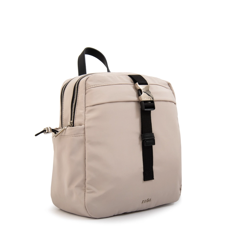 MOCHILA TOPACIO MEDIANA BEIGE - 2