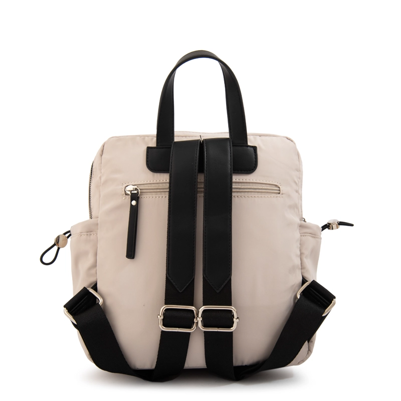 MOCHILA TOPACIO MEDIANA BEIGE - 3