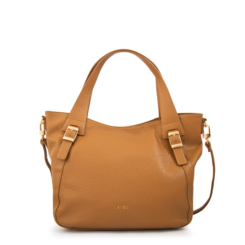 CARTERA TOTE TESSA GRANDE CAMEL - 1