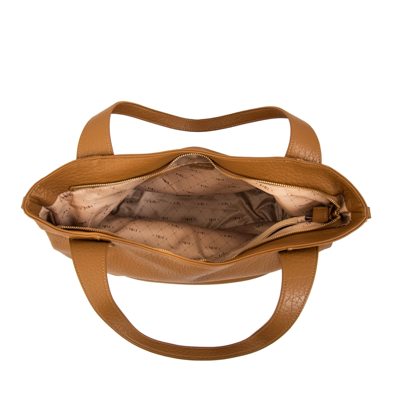 CARTERA TOTE TESSA GRANDE CAMEL - 4