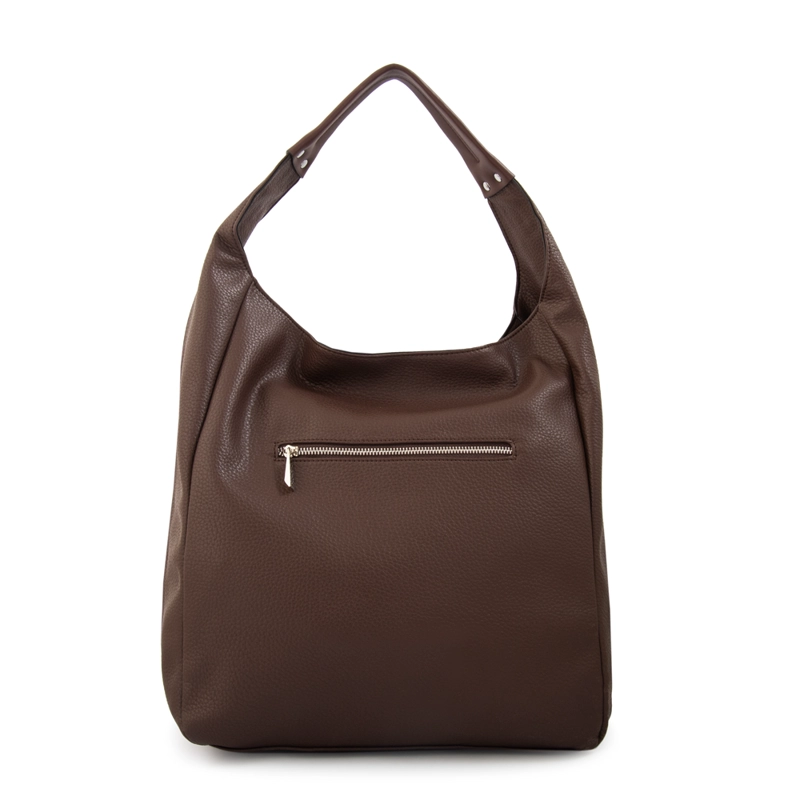 CARTERA CORTE OVAL BARBARA GRANDE CAFE  OSCURO - 3