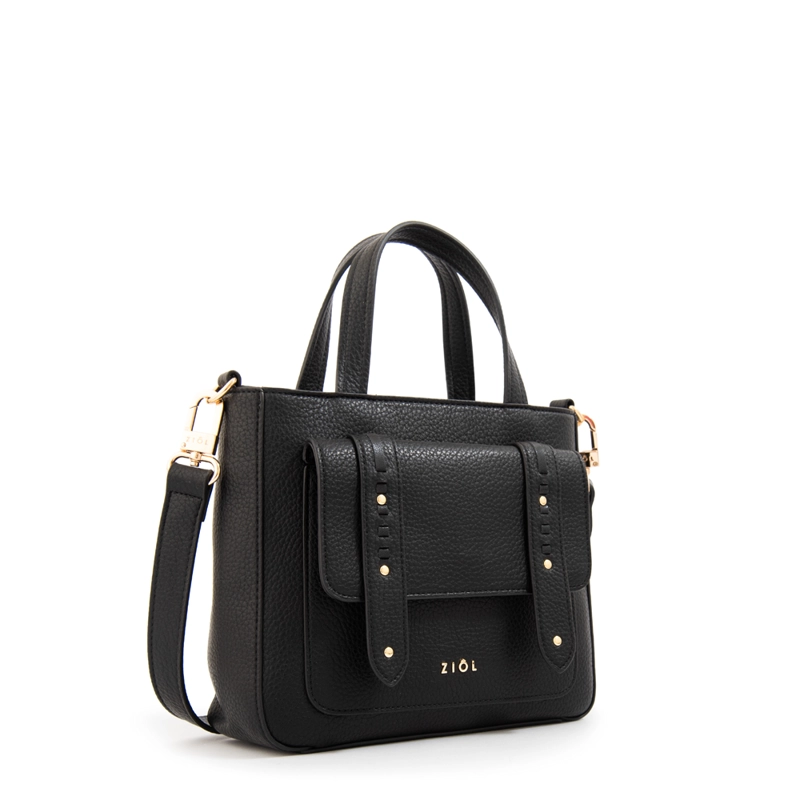 CARTERA TOTE TYRA PEQUEÑA NEGRO - 2