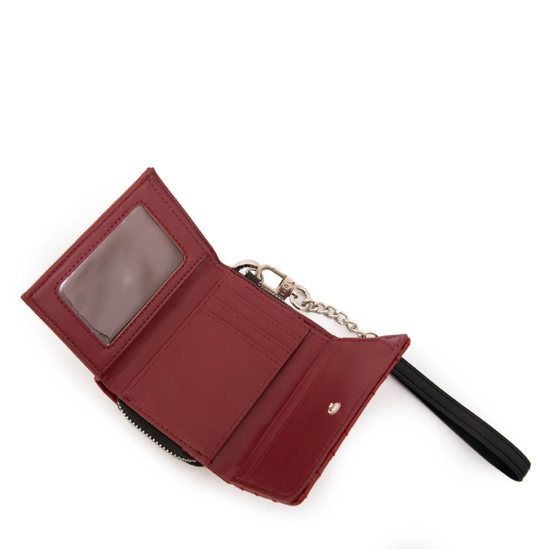 BILLETERA CIERRE EXTERIOR SHANON MEDIANA ROJO - 3