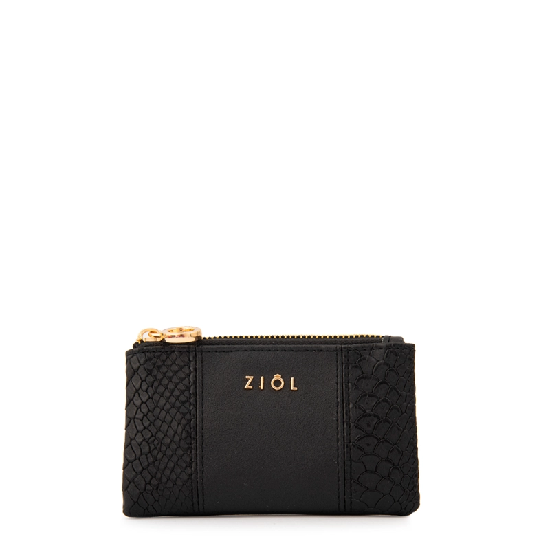 MONEDERO RECTANGULAR BLUR NEGRO - 1