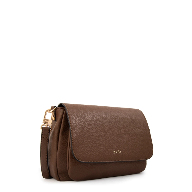 CARTERA BANDOLERA GWEN MEDIANA CAFE  OSCURO - 2
