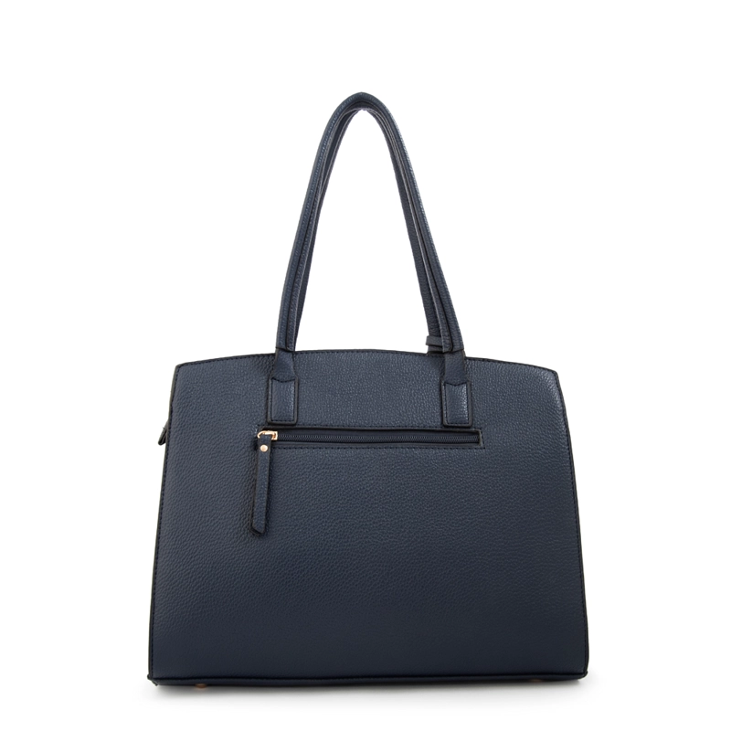 CARTERA TOTE YANINA AZUL OSCURO - 3