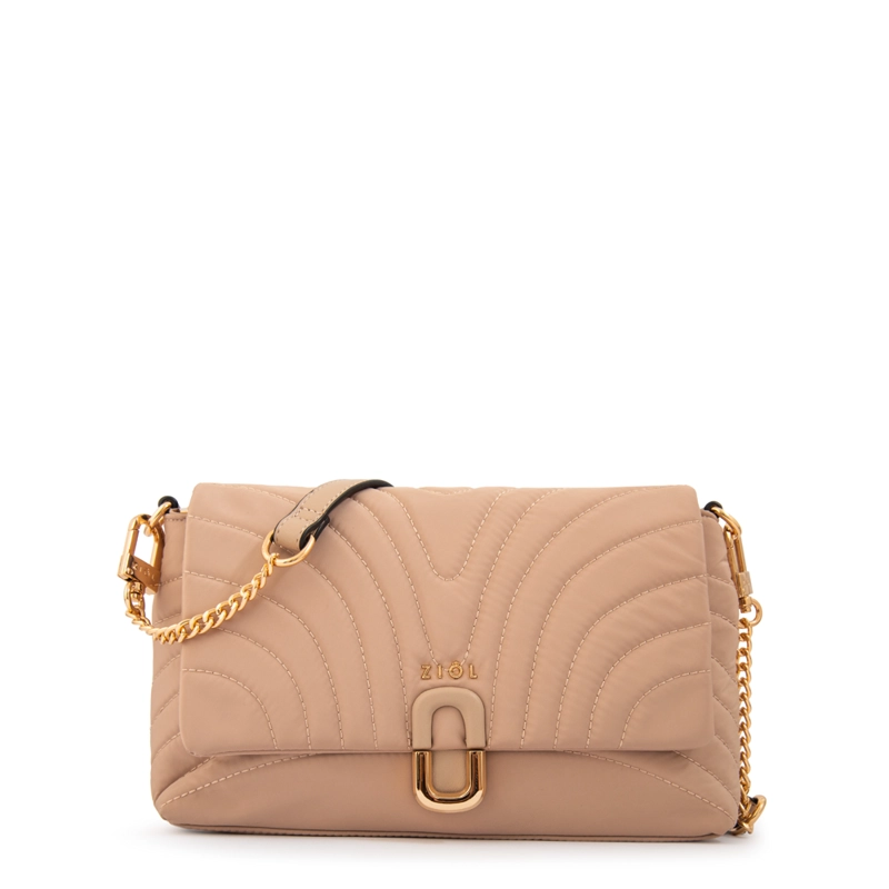 CARTERA BANDOLERA SHANNON BEIGE - 1