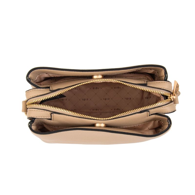 CARTERA BANDOLERA ANTONIETA PEQUEÑA BEIGE - 4