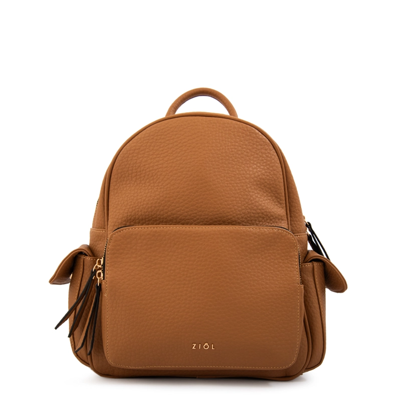 MOCHILA SELENA MEDIANA CAMEL - 1