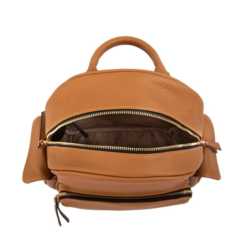 MOCHILA SELENA MEDIANA CAMEL - 4
