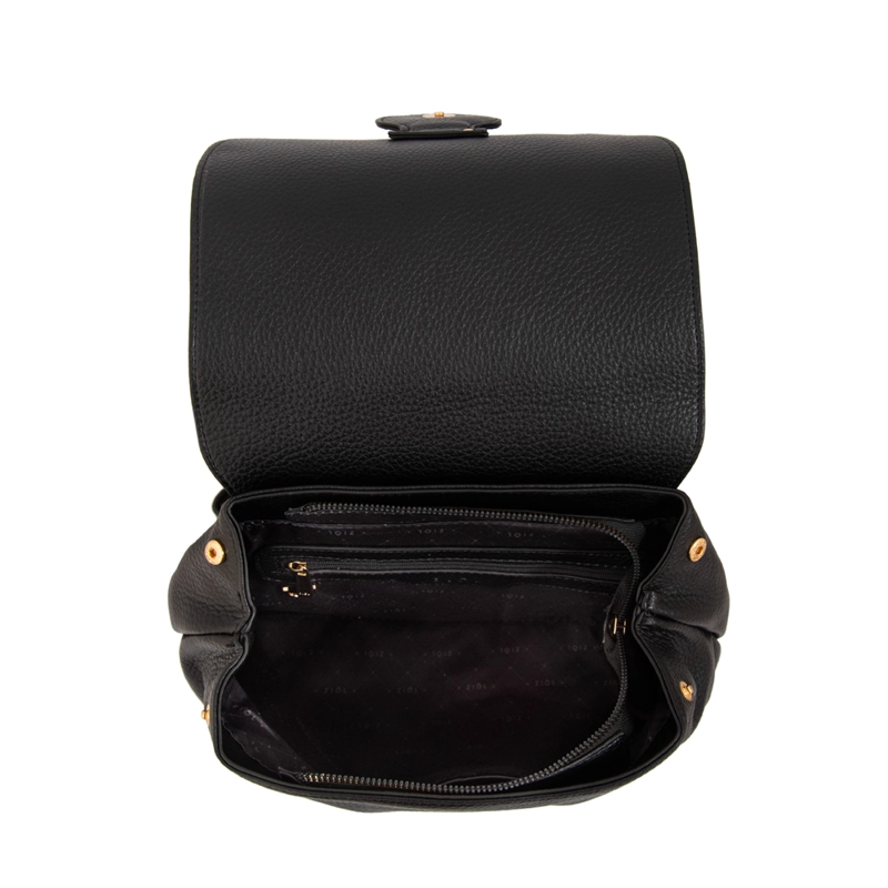 MOCHILA CON TAPA ANASTASIA NEGRO - 4