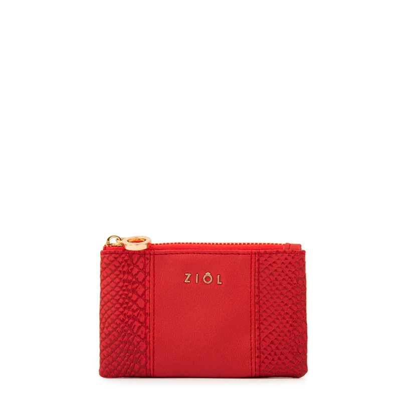 MONEDERO RECTANGULAR BLUR ROJO - 1