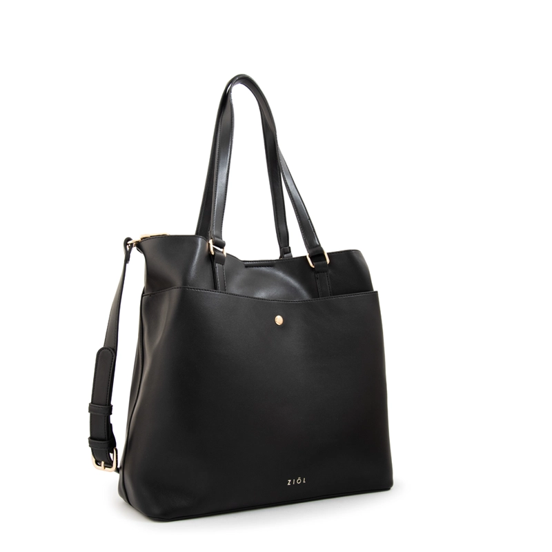 CARTERA TOTE SIBERIA GRANDE NEGRO - 2