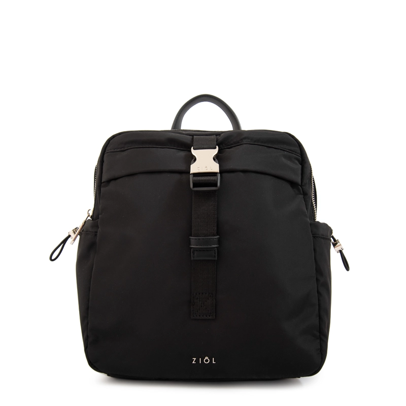 MOCHILA TOPACIO MEDIANA NEGRO - 1