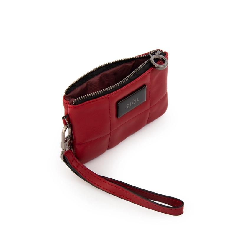 MONEDERO RECTANGULAR TANYA PEQUEÑA ROJO - 2