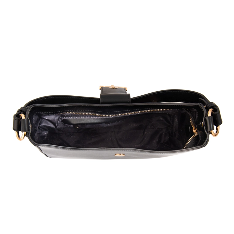 CARTERA CORTE OVAL SARAH MEDIANA NEGRO - 4