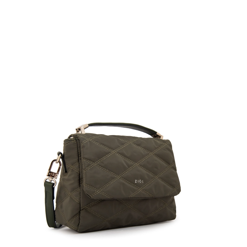 CARTERA BANDOLERA ELVIRA VERDE OLIVA - 2
