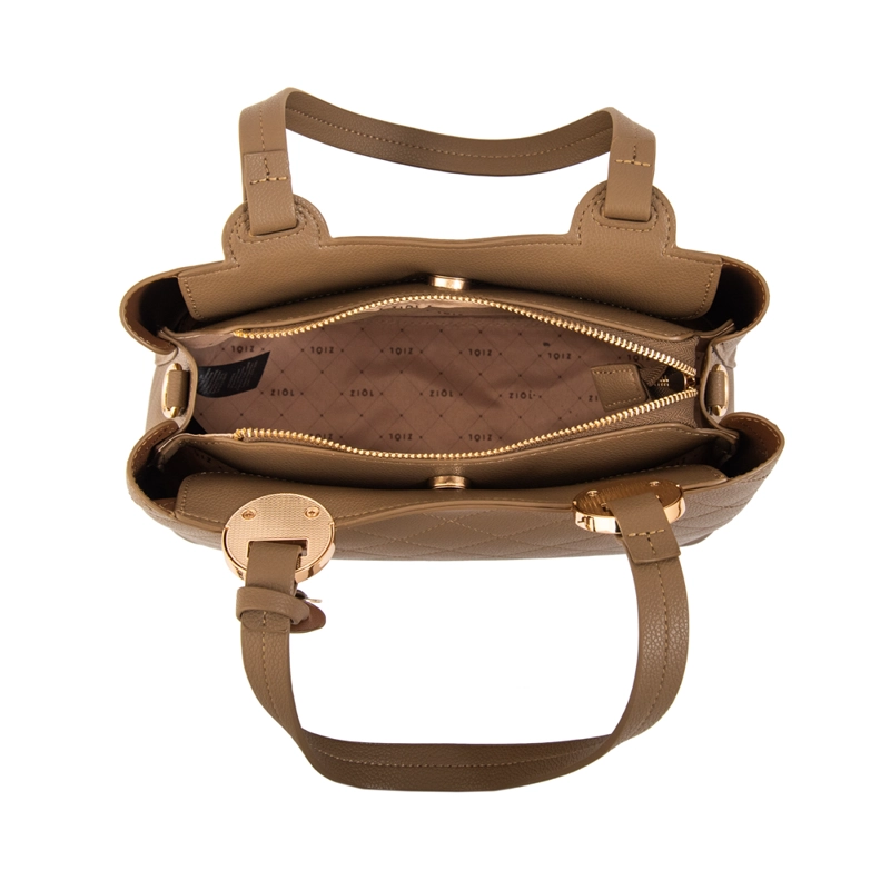 CARTERA TOTE TYLER MEDIANA TAUPE - 4