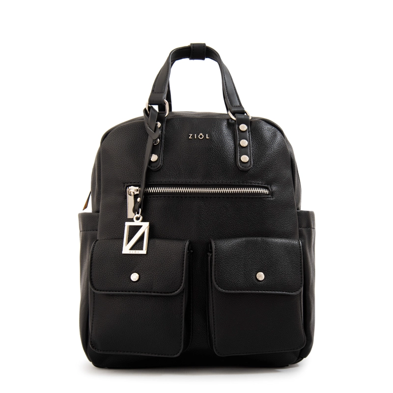MOCHILA ALISA MEDIANA NEGRO - 1