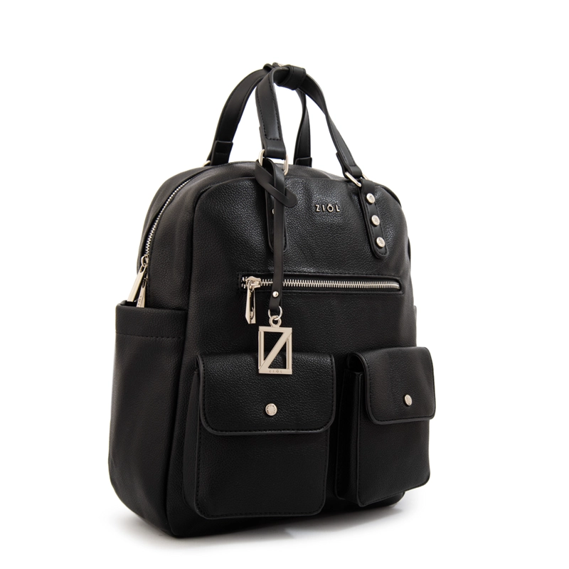 MOCHILA ALISA MEDIANA NEGRO - 2