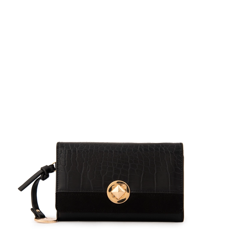 BILLETERA ROMI MEDIANA NEGRO - 1