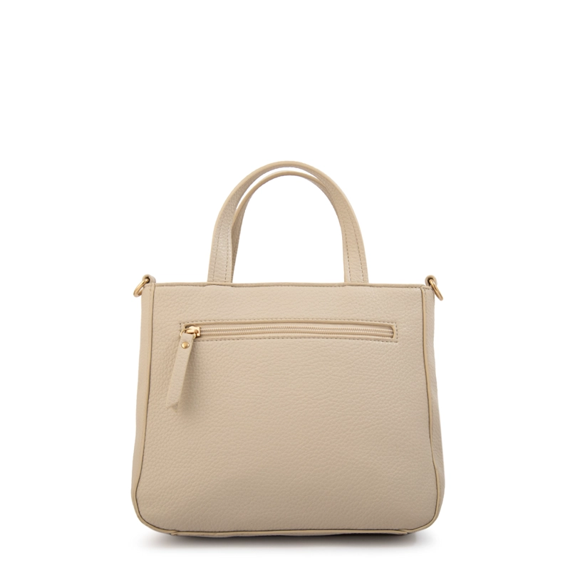 CARTERA TOTE TYRA PEQUEÑA BLANCO CRUDO - 3