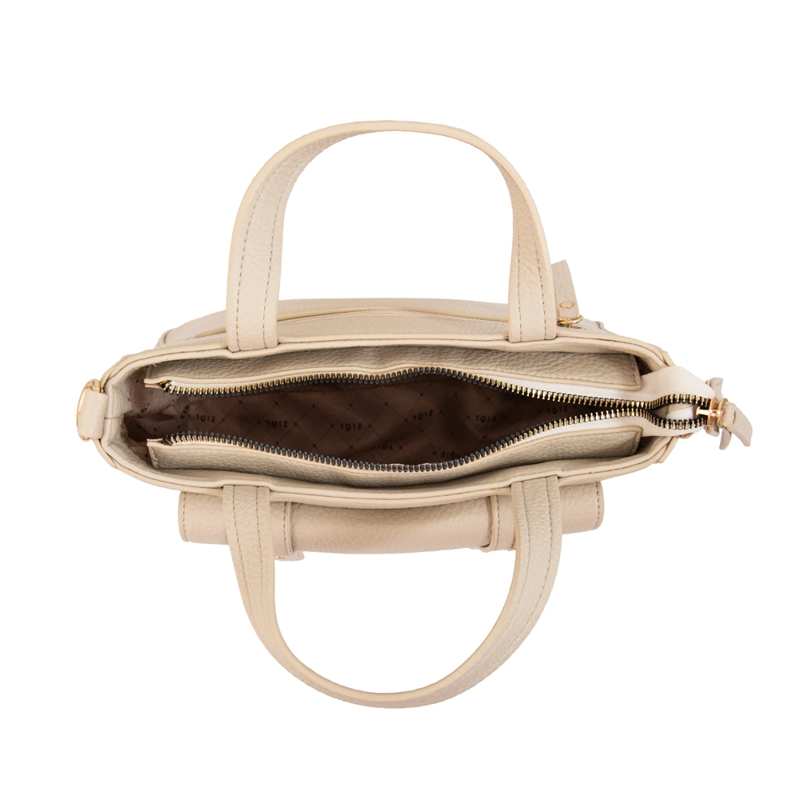 CARTERA TOTE TYRA PEQUEÑA BLANCO CRUDO - 4