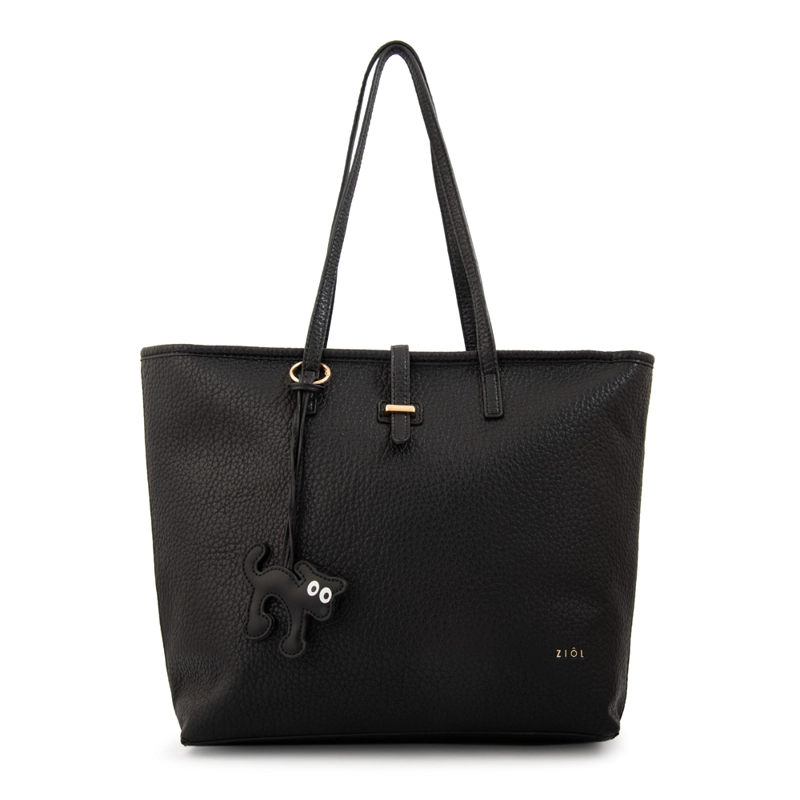 CARTERA TOTE SHOPPING BIANCA NEGRO - 1