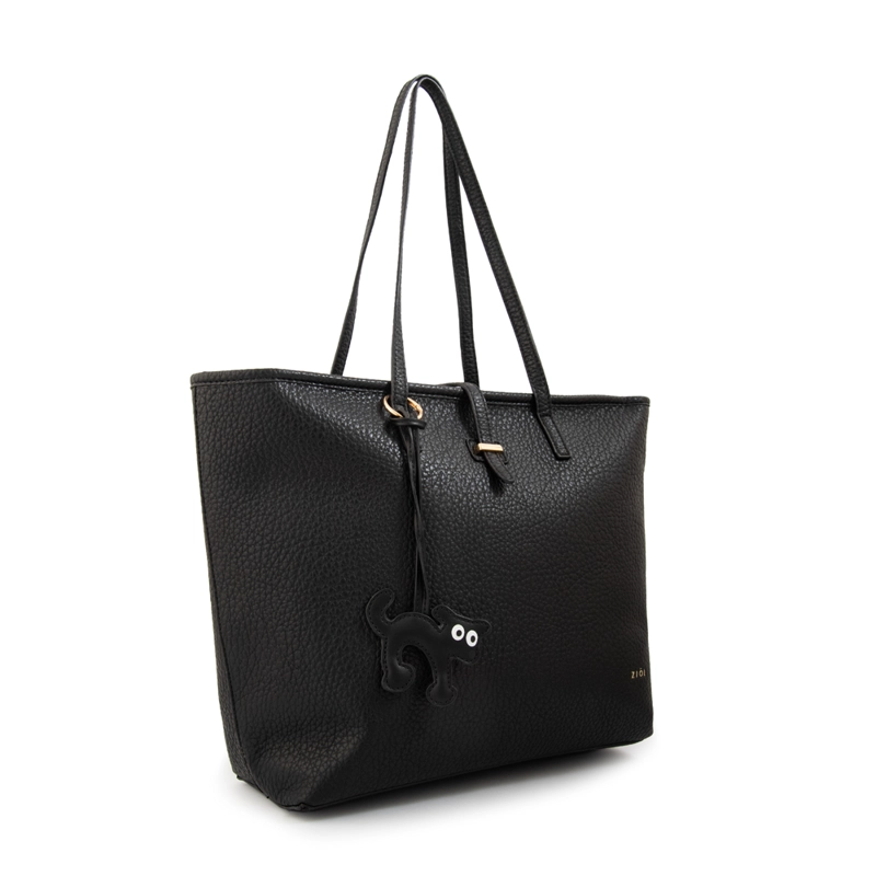 CARTERA TOTE SHOPPING BIANCA NEGRO - 2