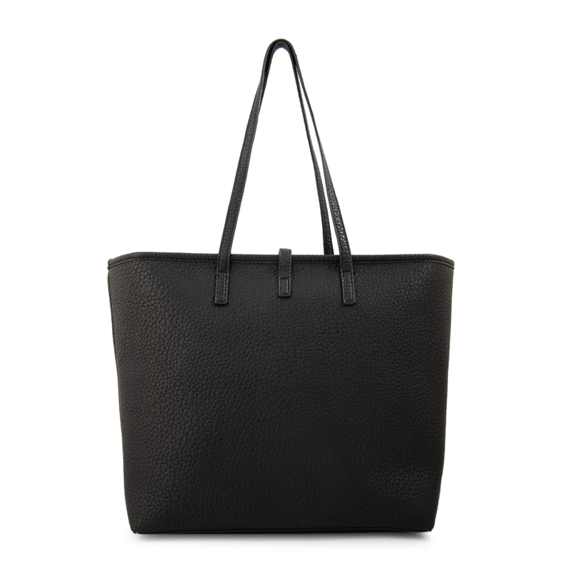 CARTERA TOTE SHOPPING BIANCA NEGRO - 3