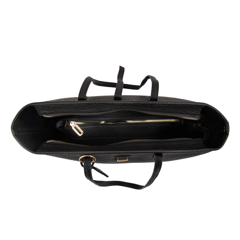 CARTERA TOTE SHOPPING BIANCA NEGRO - 4