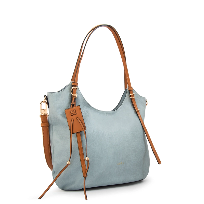 CARTERA TOTE TAVIA GRANDE DENIM - 2