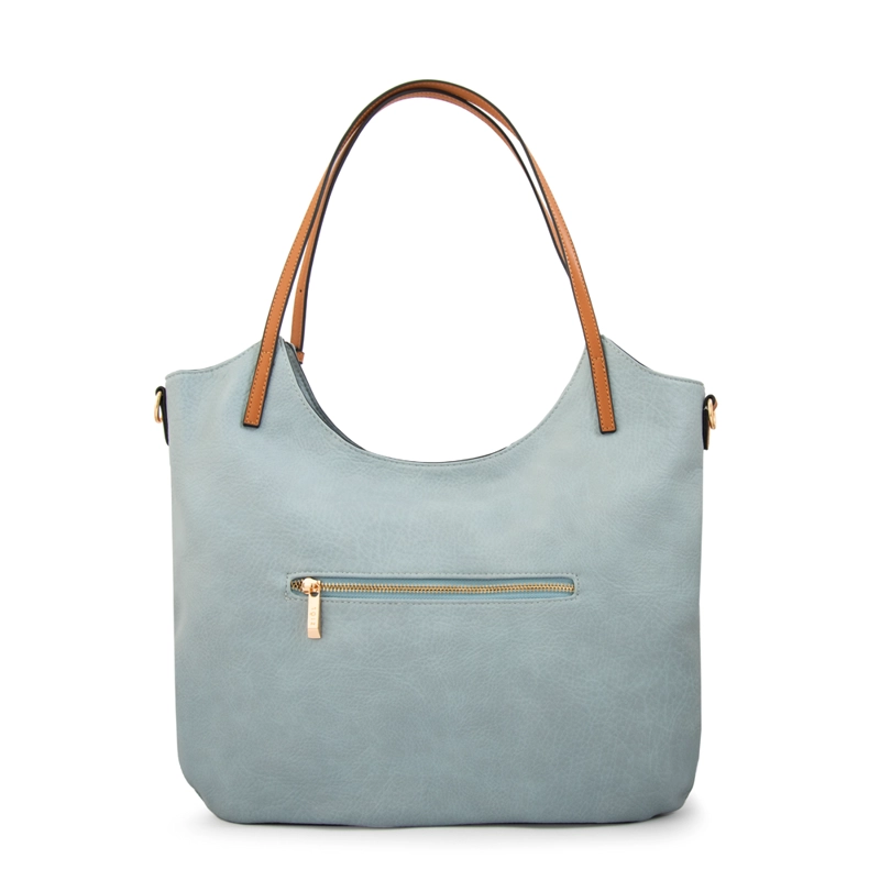 CARTERA TOTE TAVIA GRANDE DENIM - 3