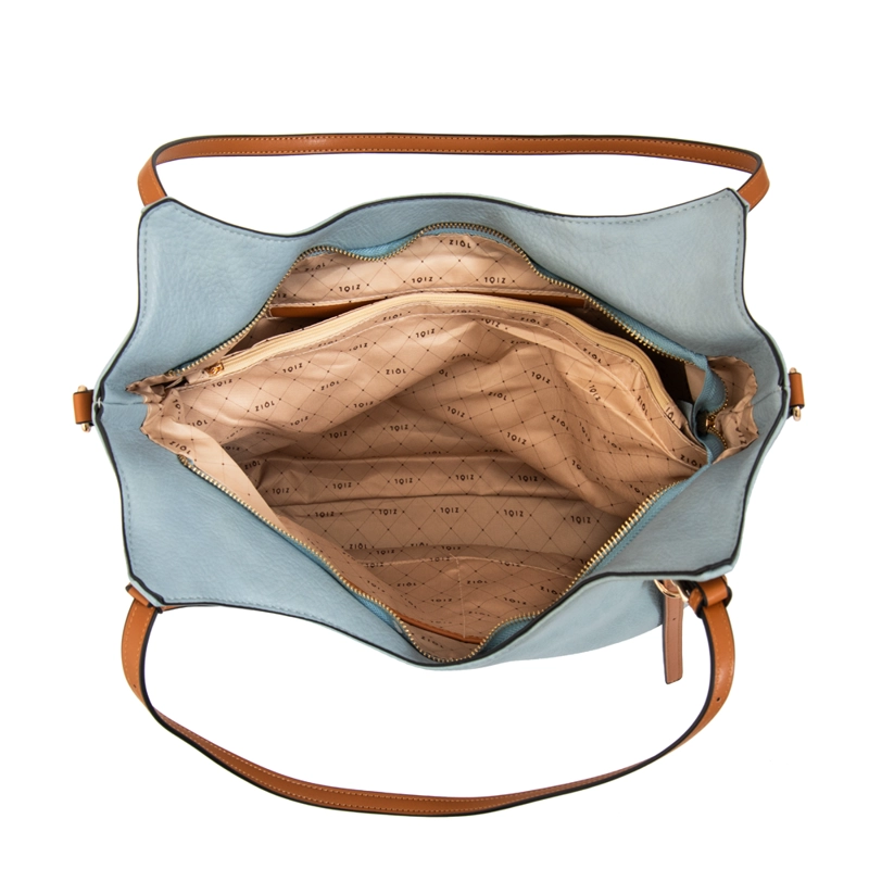 CARTERA TOTE TAVIA GRANDE DENIM - 4