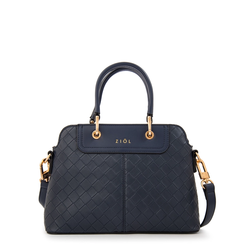 CARTERA BANDOLERA ELVIRA MEDIANA AZUL OSCURO - 1