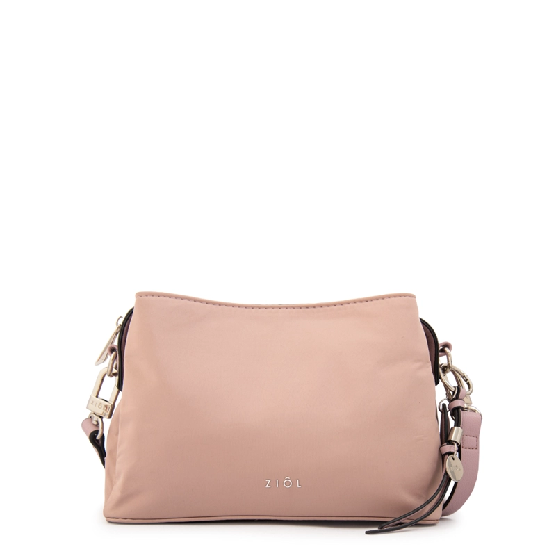 CARTERA BANDOLERA ANTONIETA PEQUEÑA ROSA VIEJO - 1