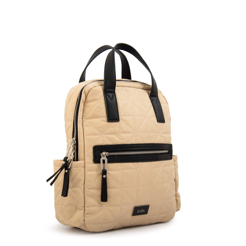MOCHILA SAIDA MEDIANA BEIGE - 2